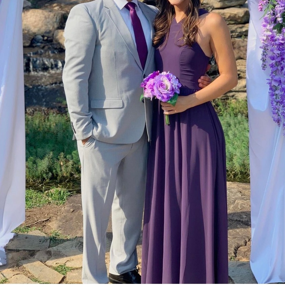 Deep Purple Gown
